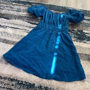 Women’s blue dress